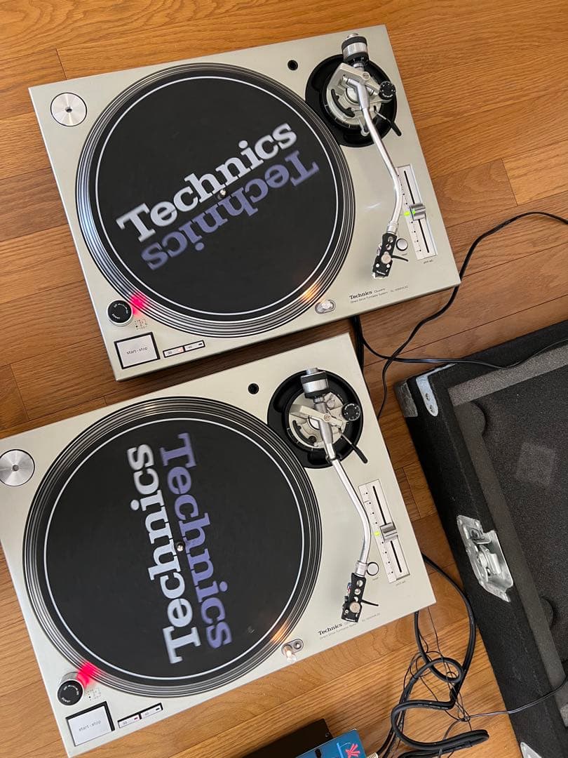 Technics SL-1200MK3D ×2台 DJミキサー・収納ケース付き