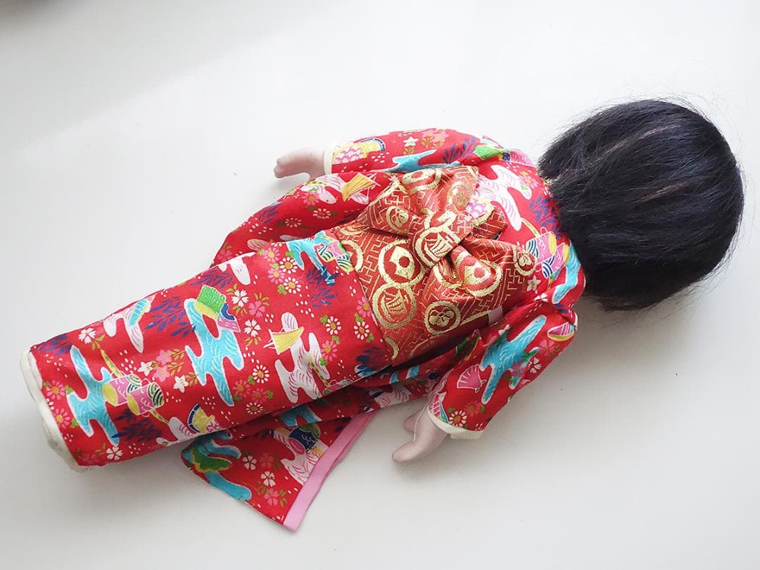 市松人形 日本人形 昭和レトロ　Z96