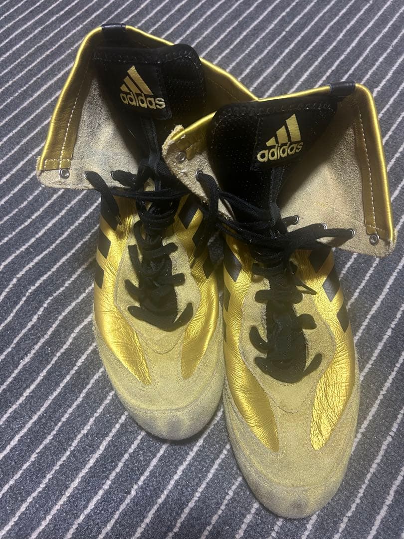 addidas製ボクシングシューズ ミドルカットBOXHOG 27.5cm