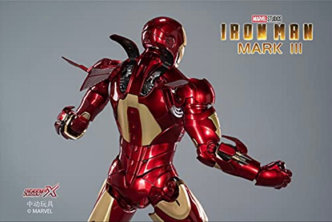 中动玩具 1/5 IRON MAN MK3 アクションフィギュア 発光機能付き