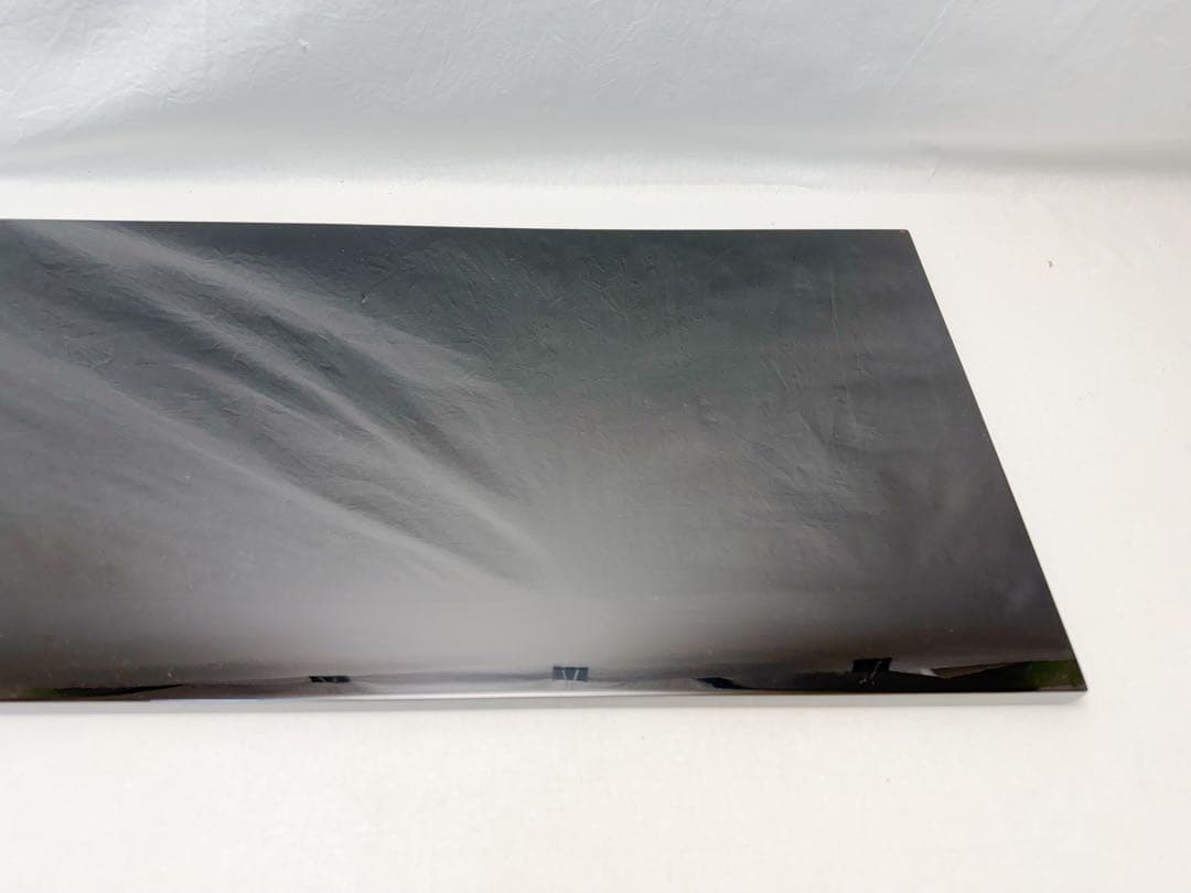 未使用 茶道具 塗師 静峰作 輪島塗 黒真塗 長板 壱双 共箱