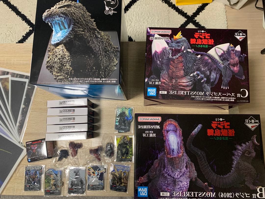 一番くじ　怪獣乱舞　新品未開封　ゴジラ　B賞、C賞、ラストワン　その他多数