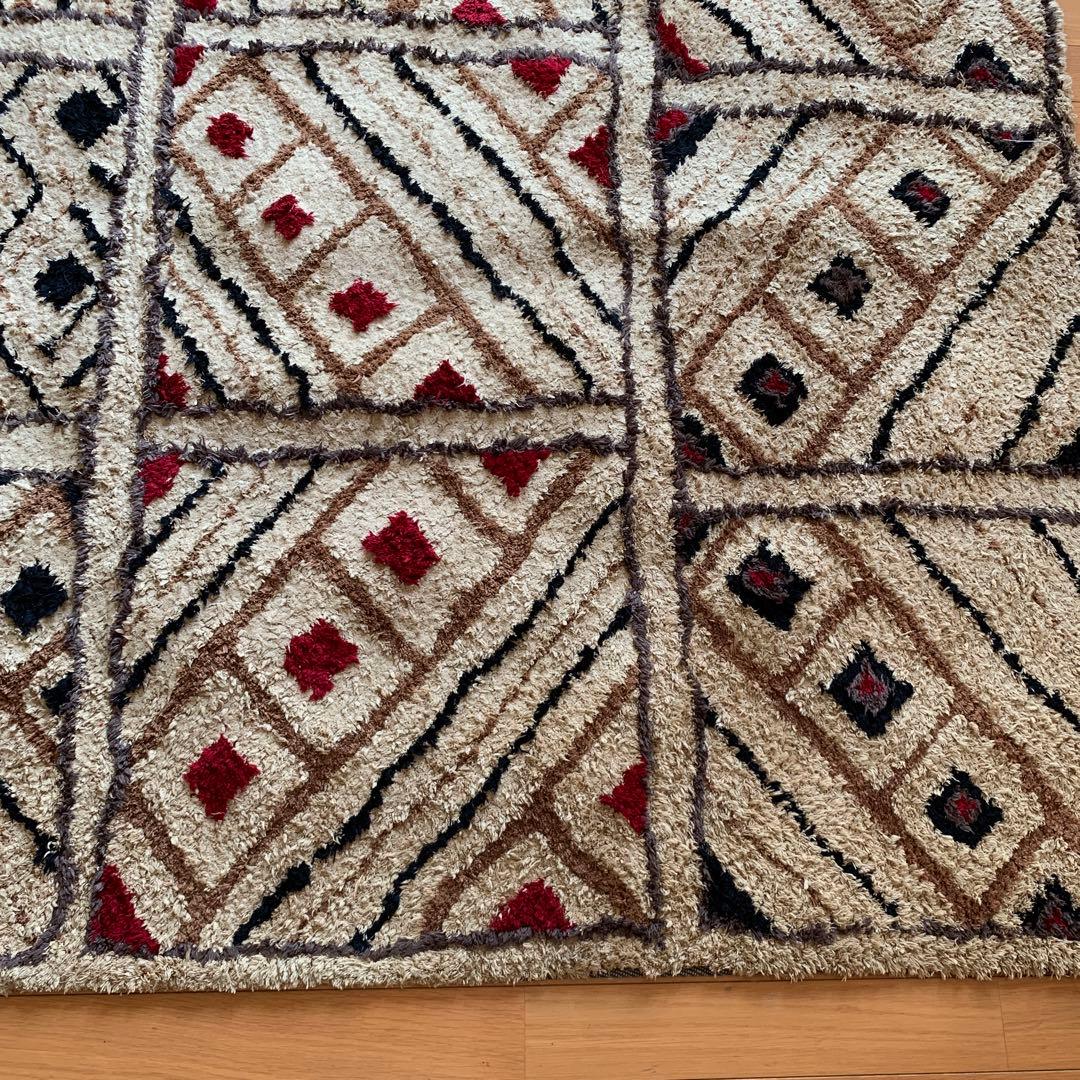 ★journal standard furniture★ 幾何学模様ラグ