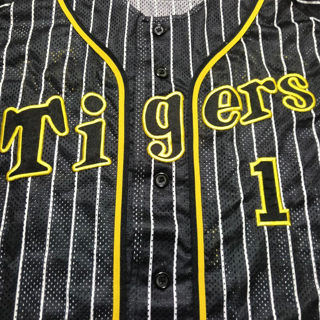 阪神タイガース 鳥谷敬 黒メッシュ ブラックユニフォーム ストライプ