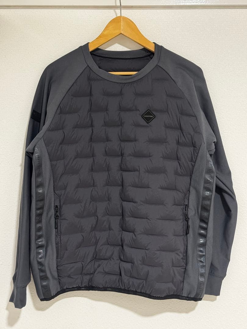 ブリーフィング　ゴルフ　 HYBRID DOWN CREWNECK Lサイズ