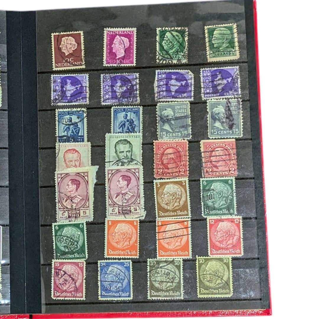 ✨希少✨切手アルバム 海外、未使用多数有 ヴィンテージ アンティーク