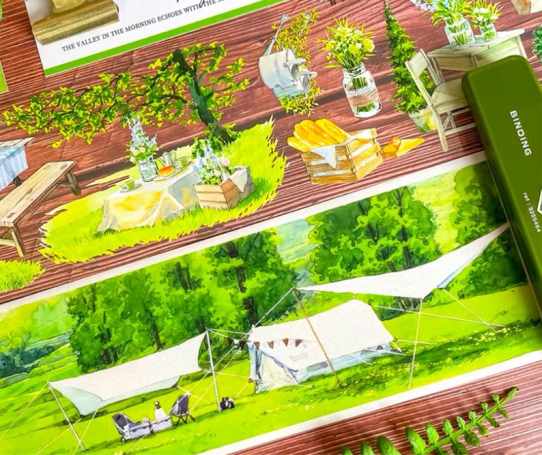 【8382】海外　マステ　5.1m巻売り　PETマスキングテープ