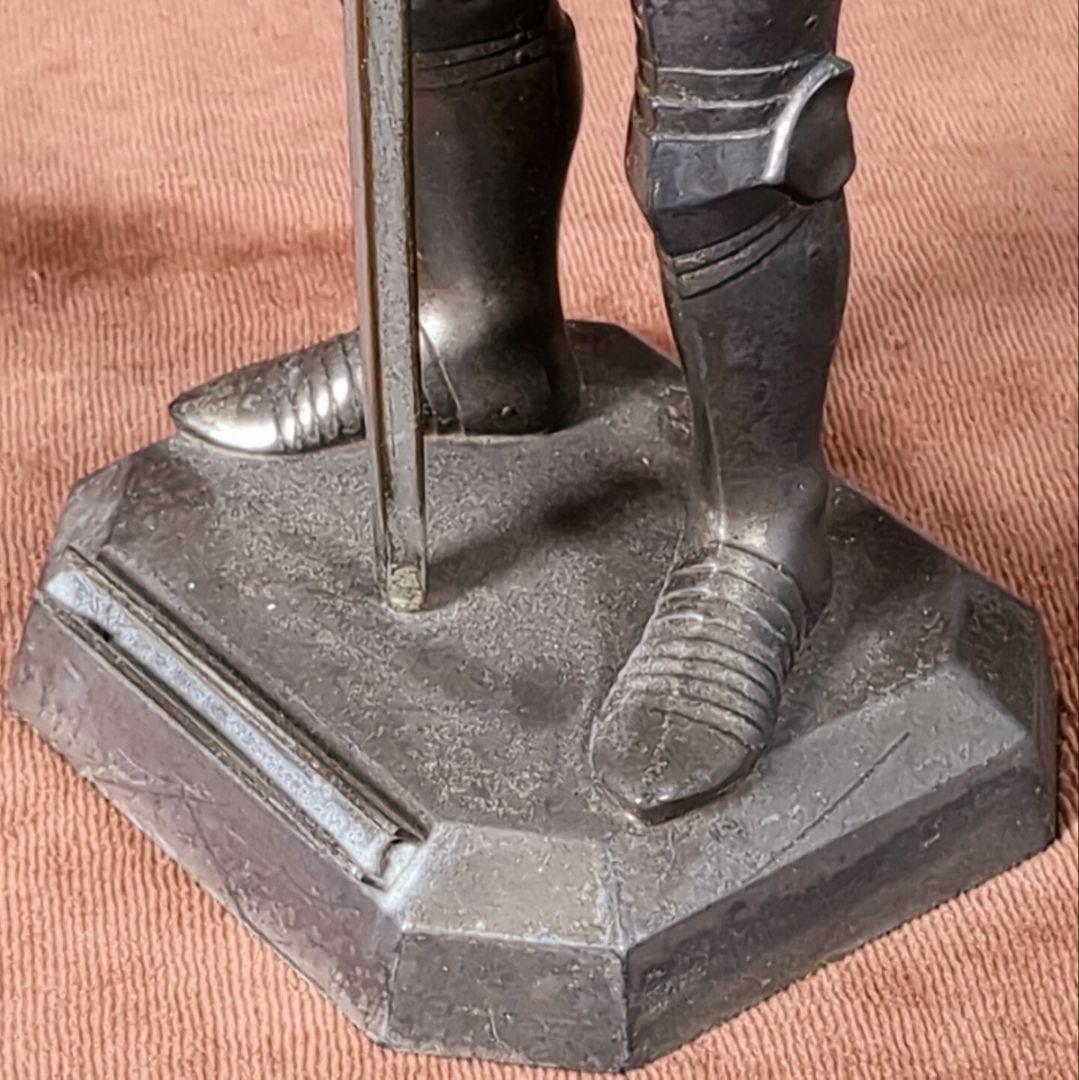 西洋騎士 スタチュー オイルマッチ（？）アンティーク雑貨