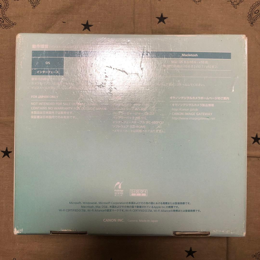 ほぼ新品 Canon IXY 110F シルバー デジカメ コンデジ 完品