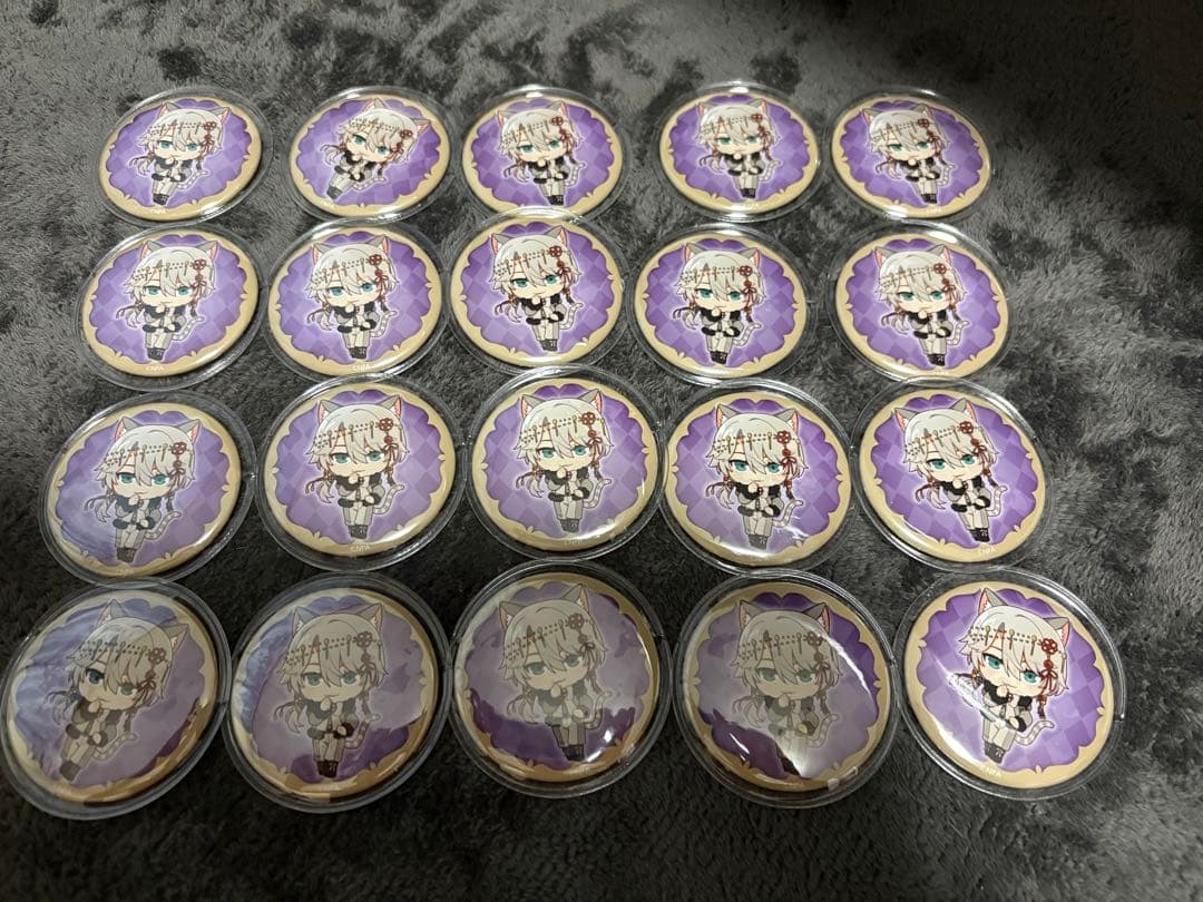コンパス 鬼ヶ式うら スイパラコラボ チェシャ猫 缶バッジ