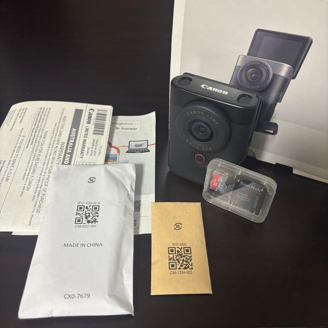 Canon PowerShot V10 コンパクトデジタルカメラ 新品未使用品