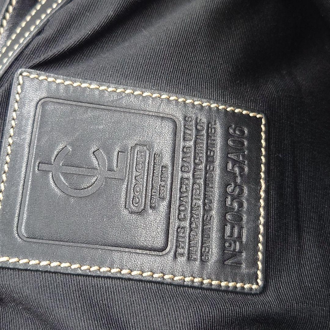 COACH オールドコーチ ビジネスバッグ 2way レザー 黒 トンプソン