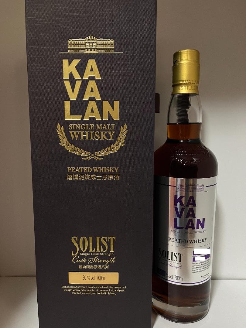 【限定品】カバラン ソリスト ピーテッドウイスキー・KAVALAN SOLIST
