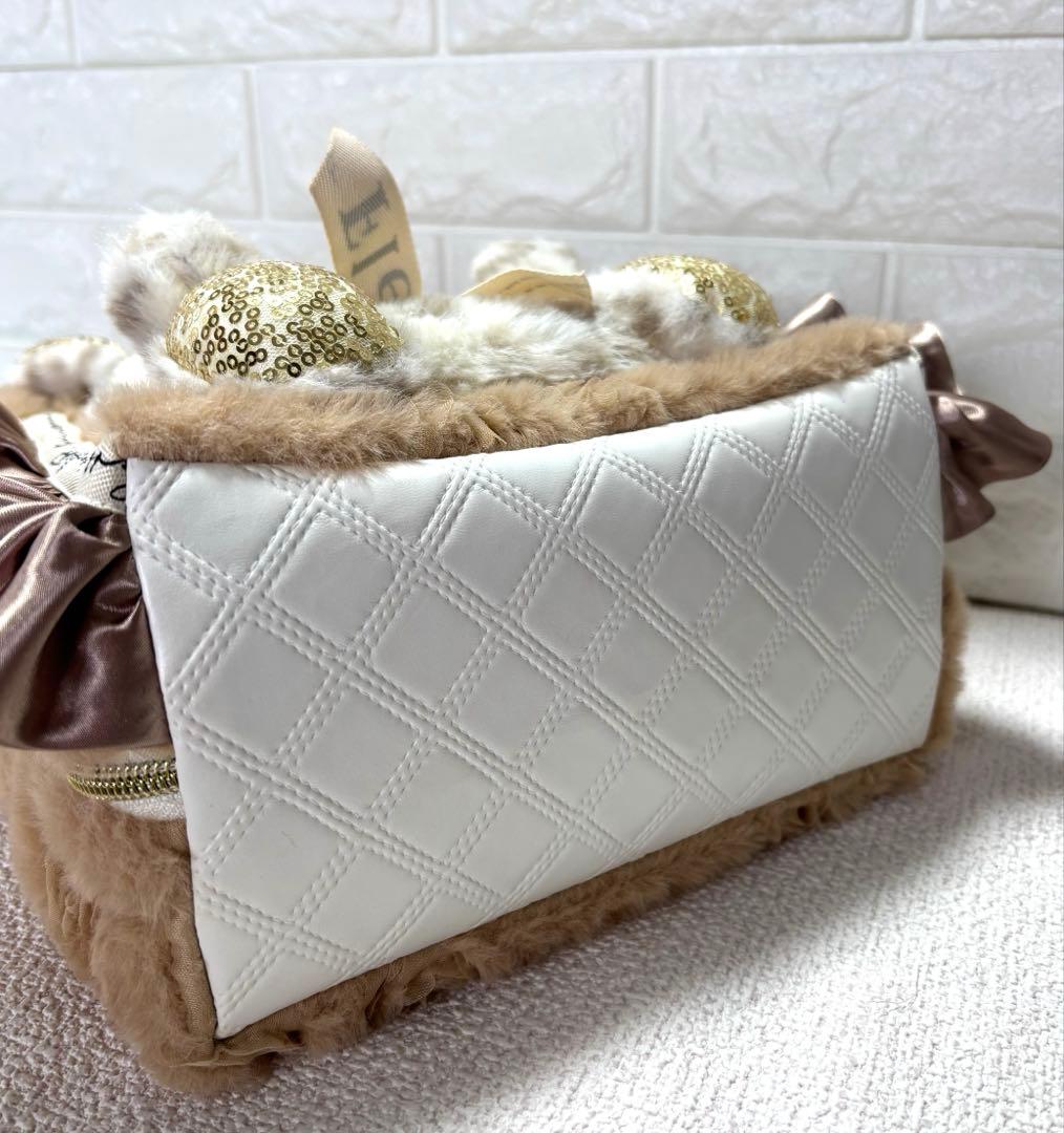 も*❤様 コヤンイサムチョン　サイドファスナーバッグ　ベージュ　サンダちゃん　う