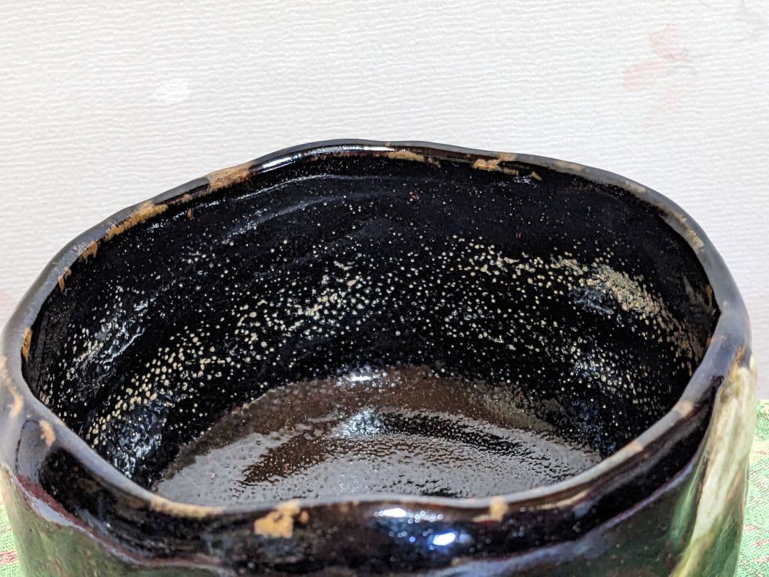 ♦赤膚焼 幕末明治 遠州七窯 赤膚山印 抹茶盌 コレクション 骨董品アンティーク