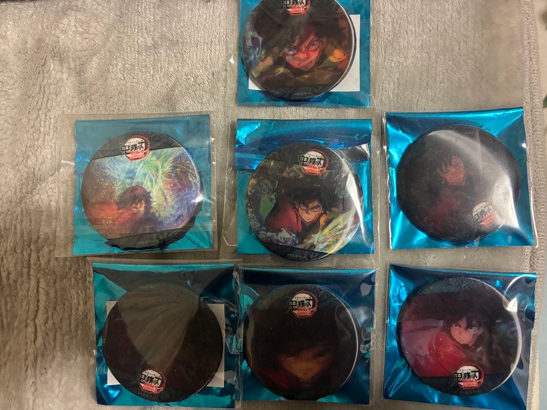 鬼滅の刃無限城編第一期水の呼吸ランダムアクションアニメーション缶バッジフルコンプ