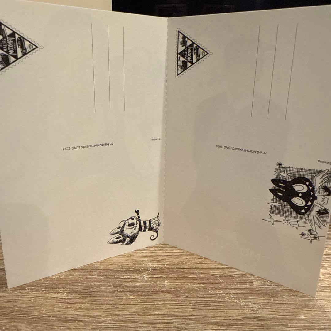 レア品 ラブブ 限定ステッカー&ポストカード