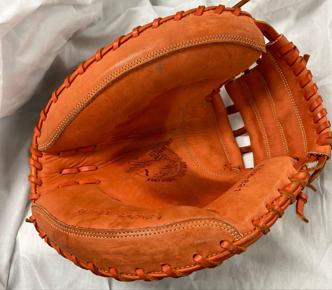 SSKキャッチャーミット 軟式 SSM-821 キャッチャー用 捕手用 オレンジ