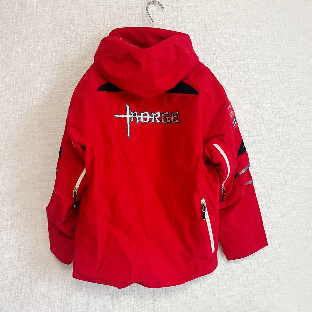 フェニックス　スキーウェアセット（赤ジャケット・白パンツ）SとM ユニセックス