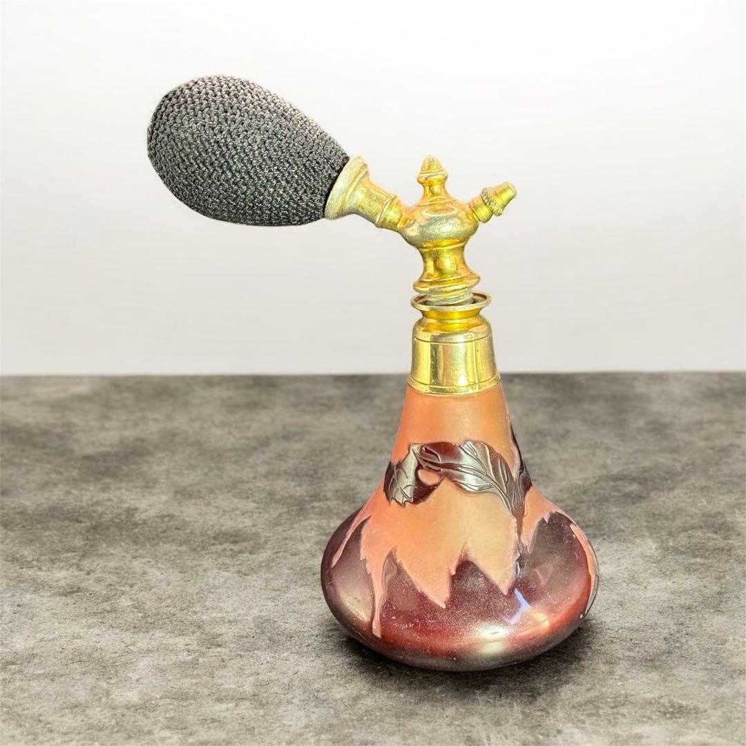 エミールガレ　エミール・ガレ　香水瓶　パフューム　フランス製 本物 ナンシー