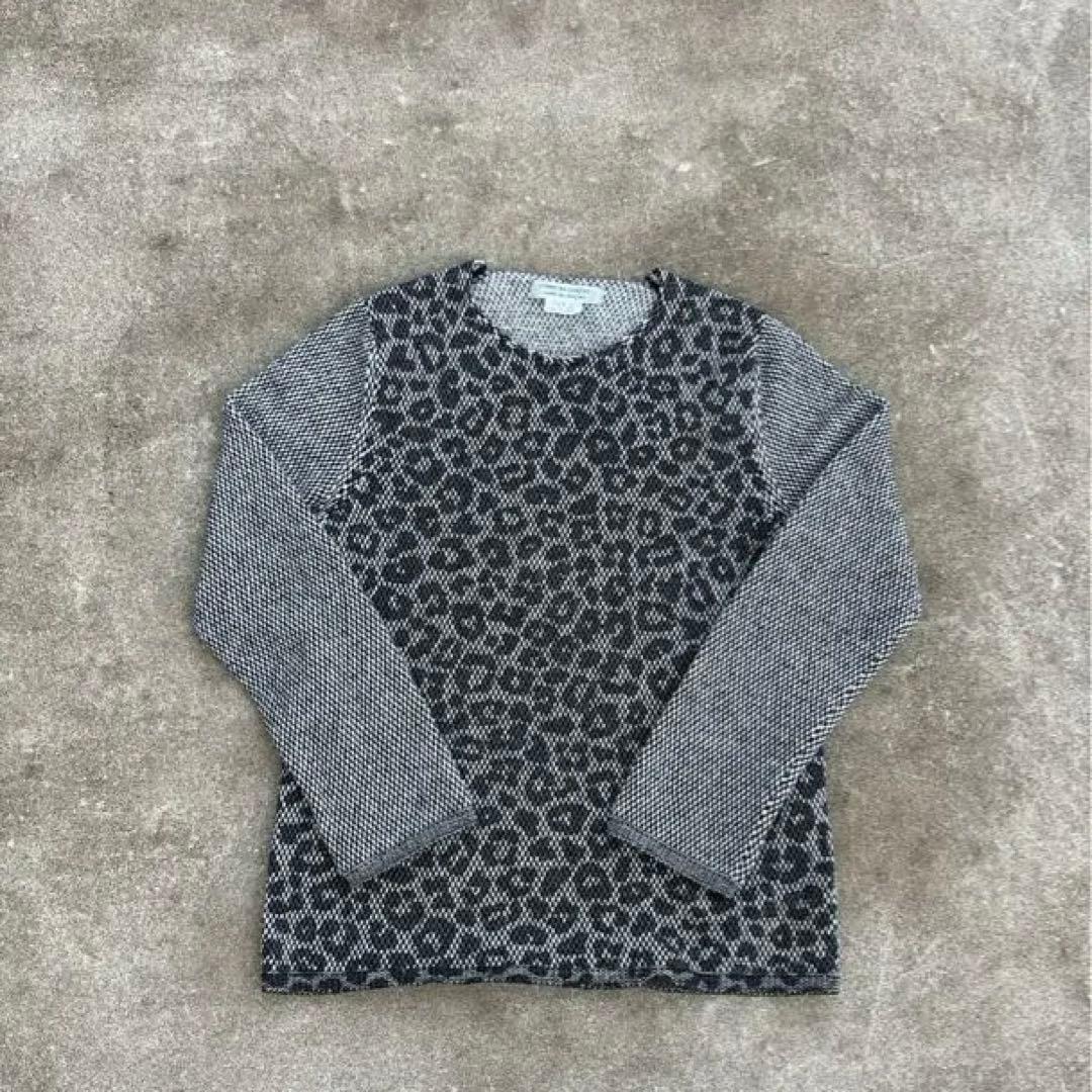 コムデギャルソンコムデギャルソン　ニット　AD2020 ヒョウ柄　Lサイズ