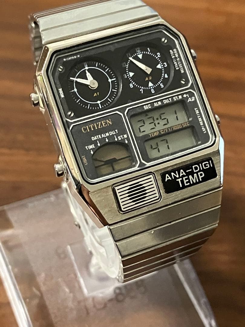 ANA DIGI TEMP アナデジ　citizen 稼働品