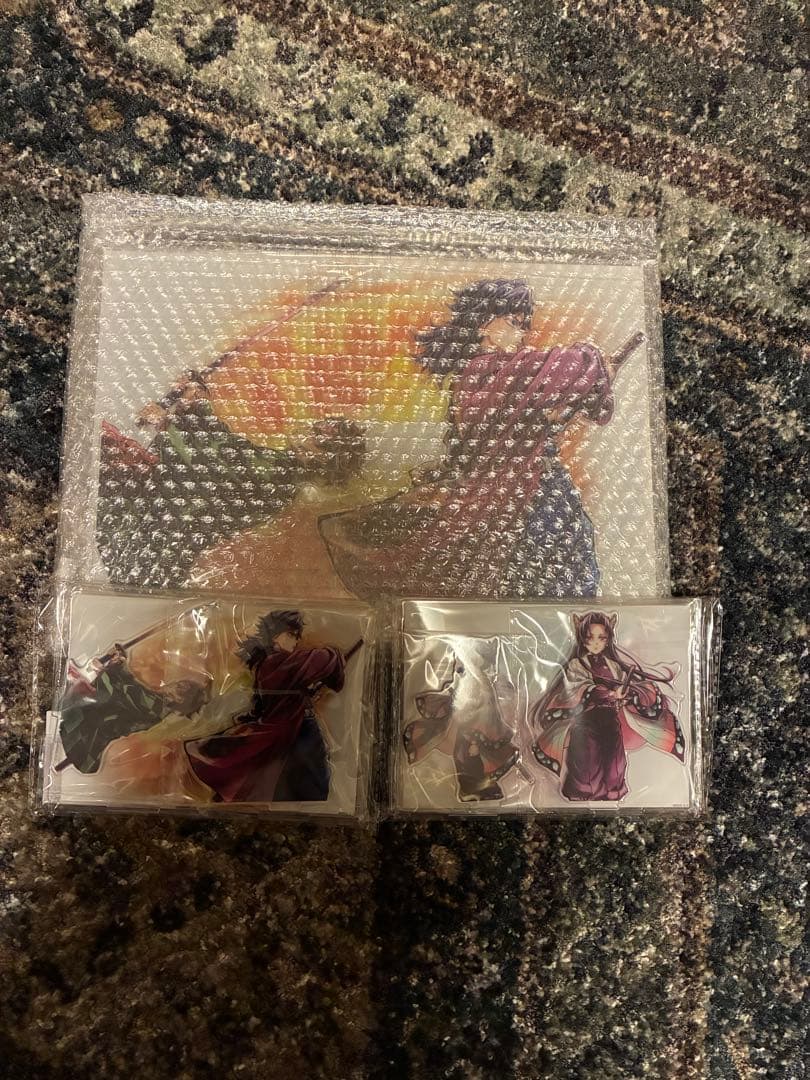 鬼滅の刃　webshopくじ　アクリルスタンドA賞C賞　おまけ付き