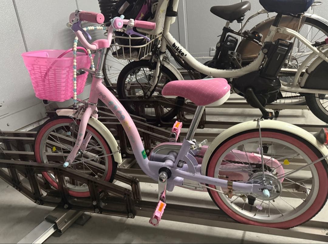【引き取り限定】ディズニープリンセス 幼児用自転車 16インチ