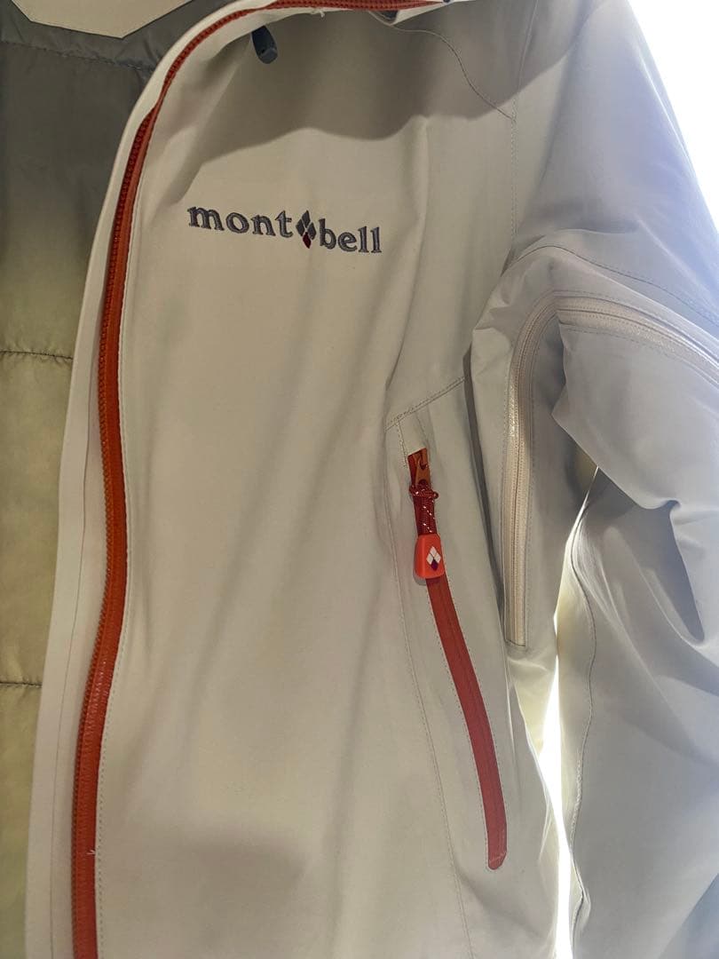 モンベル　ストームパーカSサイズ　アイボリー