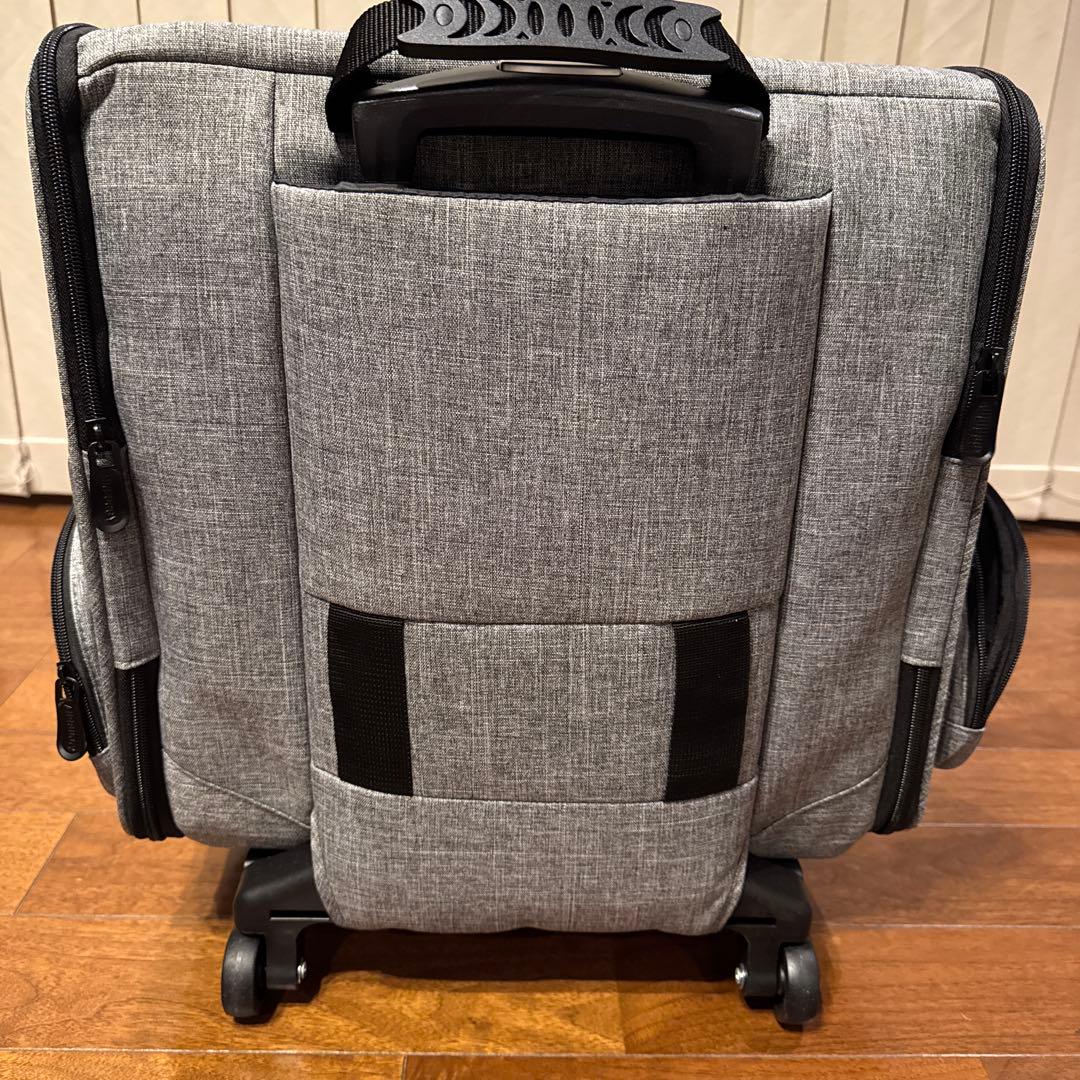 【美品】AIRBUGGY FITT ペットキャリー グレー