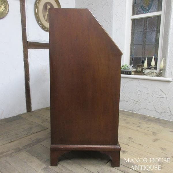 イギリス アンティーク 家具 ライティングビューロー デスク 机 6556d