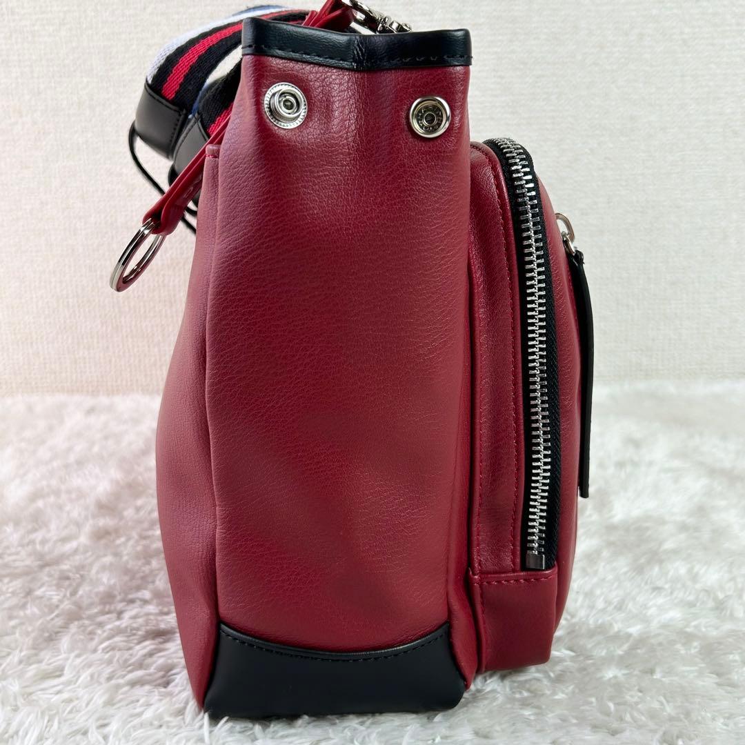 美品✨CASTELBAJAC カステルバジャック 2WAYバッグ 赤 ショルダー