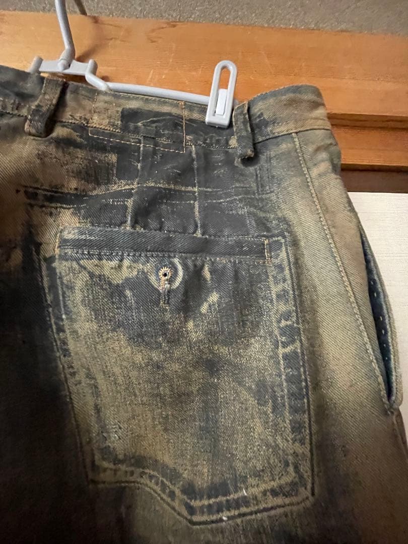 D&G ダメージ加工 デニムパンツ サイズ46