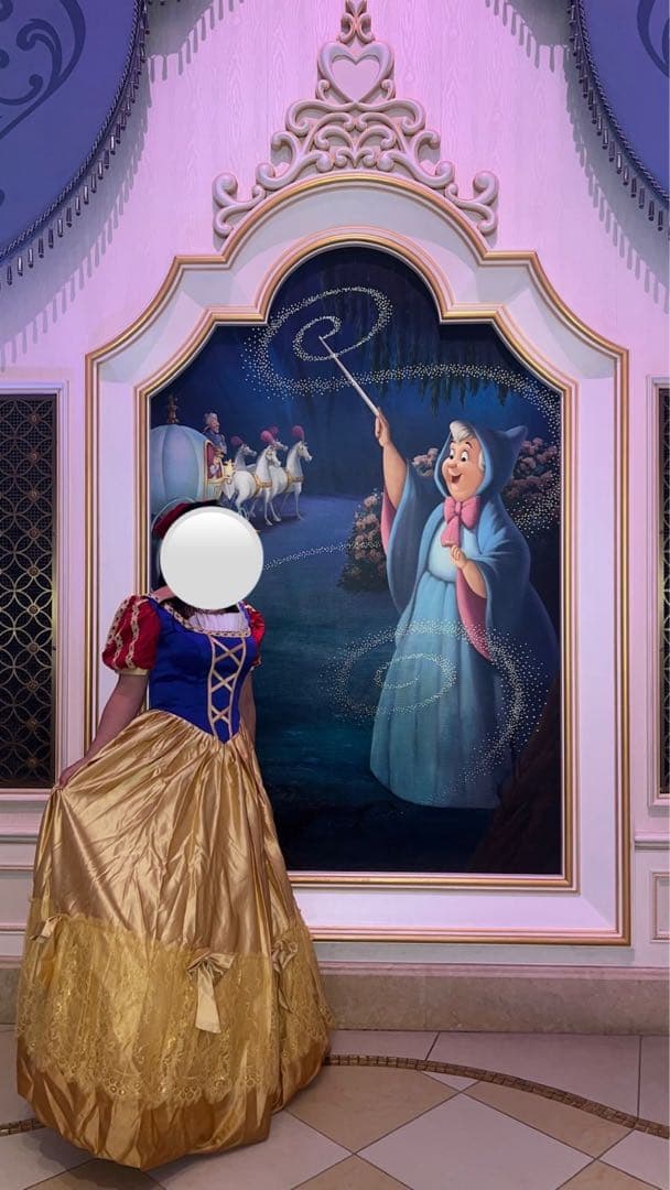 白雪姫ドレス　大人　パニエ抜き