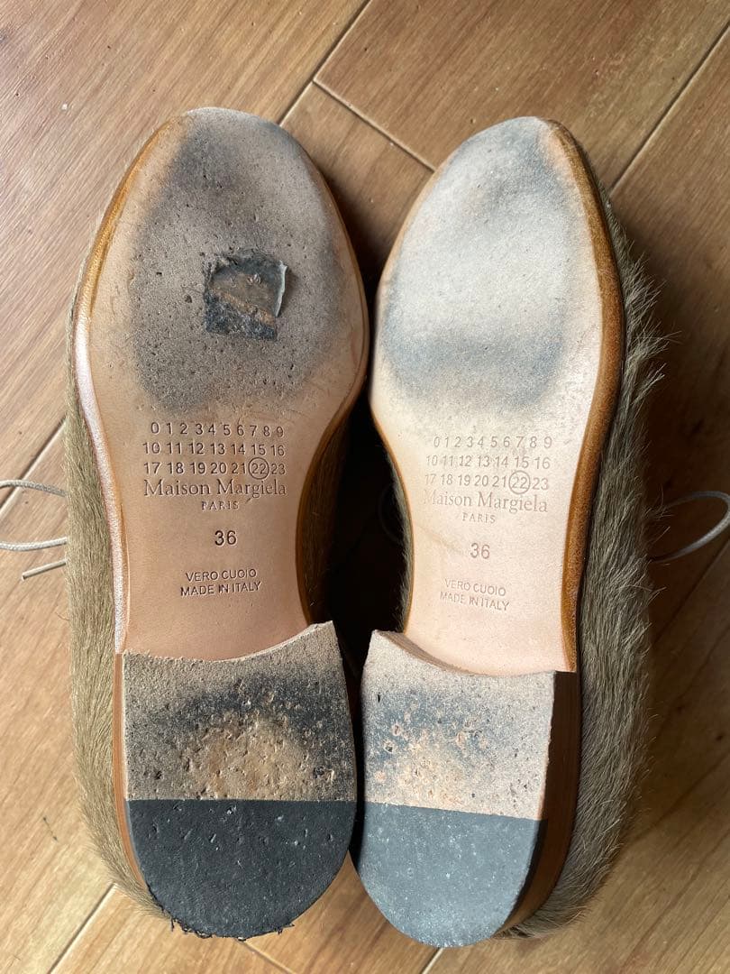 Maison Margiela ローファー 36 ハラコ　革靴