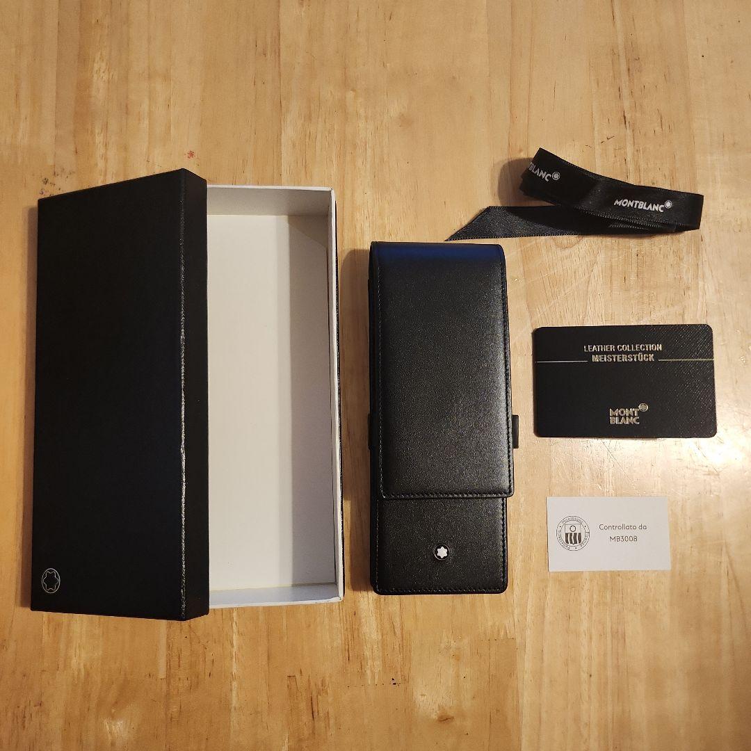 MONTBLANC モンブラン ペンケース マイスターシュテュック 3本用