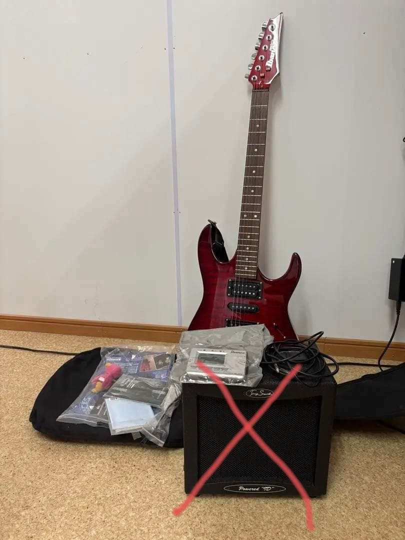 美品Ibanez GRX90-TRS エレキギター セット 番号GR-1