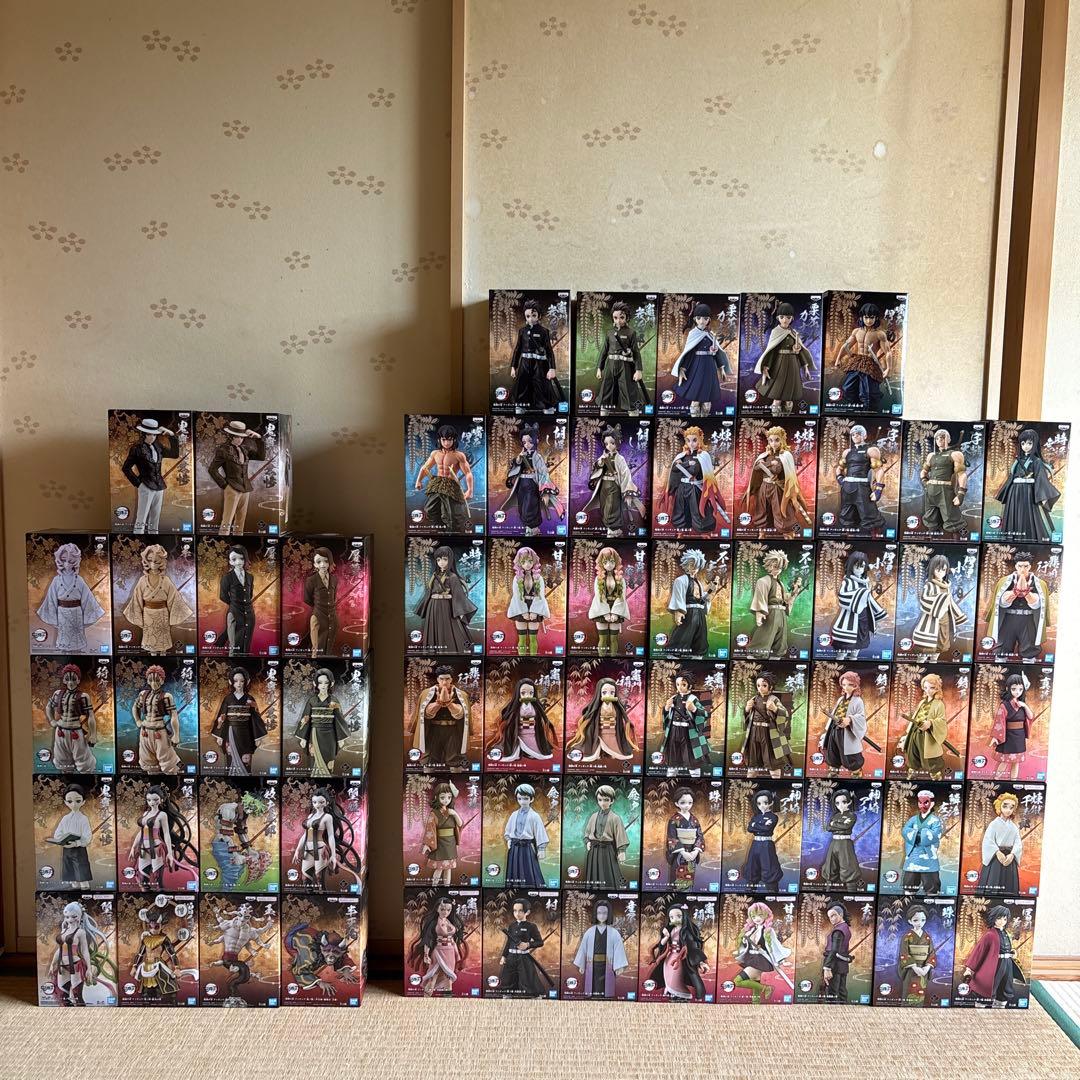 鬼滅の刃　絆ノ装／鬼の装　フィギュア　63個まとめ売り‼️