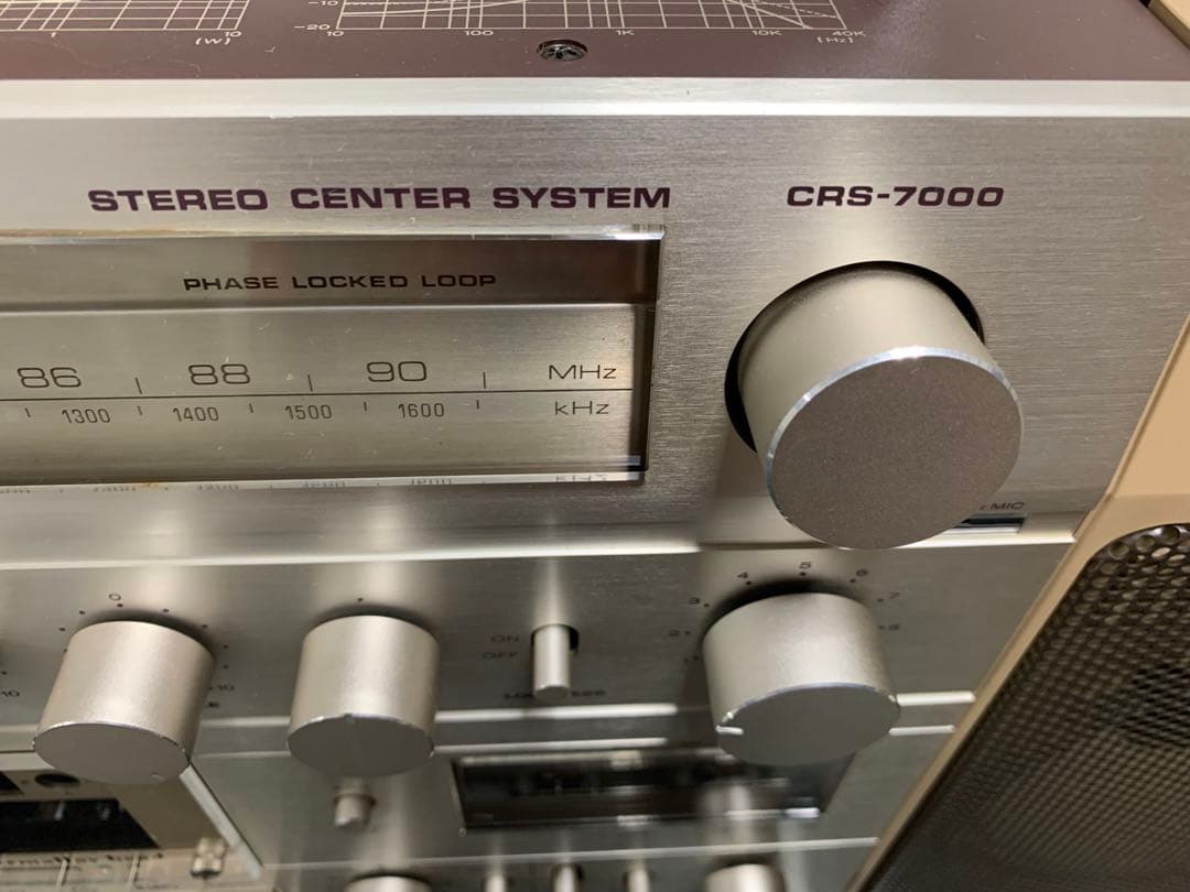 元箱付きMARANTZ マランツ CRS-7000レトロ ラジカセ整備品ラジオ