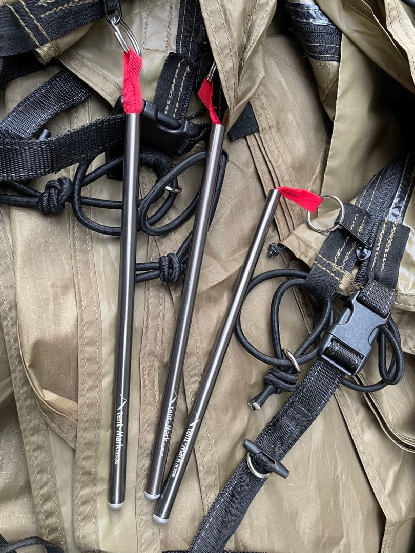 【美品】ZANE ARTS GIGI-2 ゼインアーツ ギギ2　テント4点セット