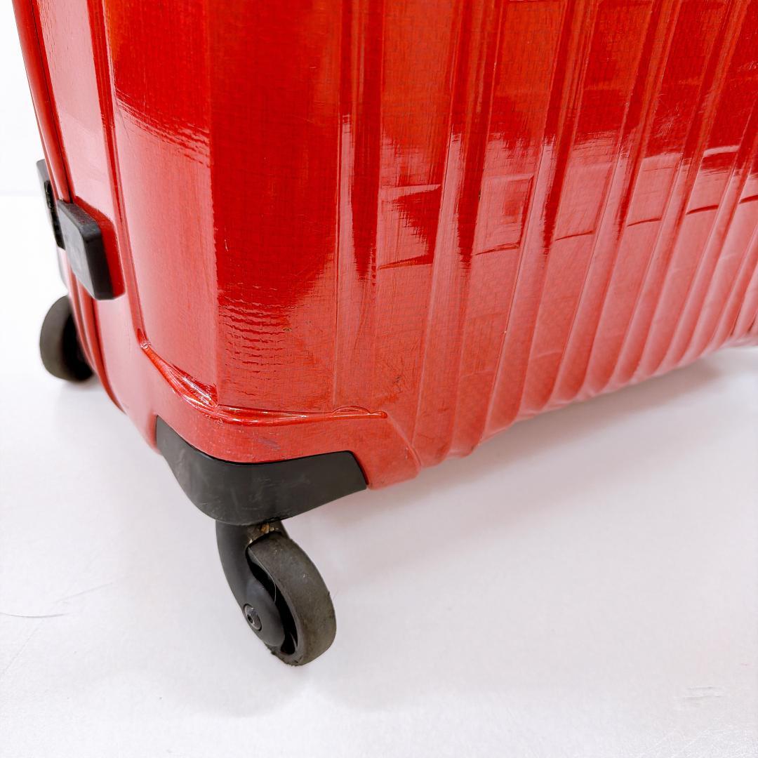 【良品】Samsonite サムソナイト スーツケース スピナー81 レッド