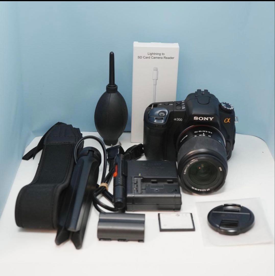 SONY α 300 一眼レフ スマホ転送OK フルセット a4590