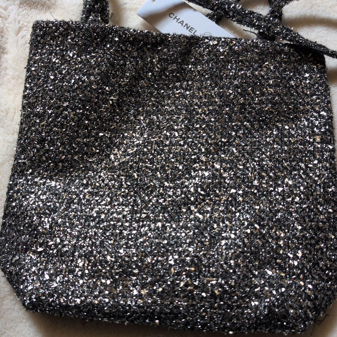 か*ら様 CHANELシャネル ココマークツイードスパンコール トートバッグ　ダ