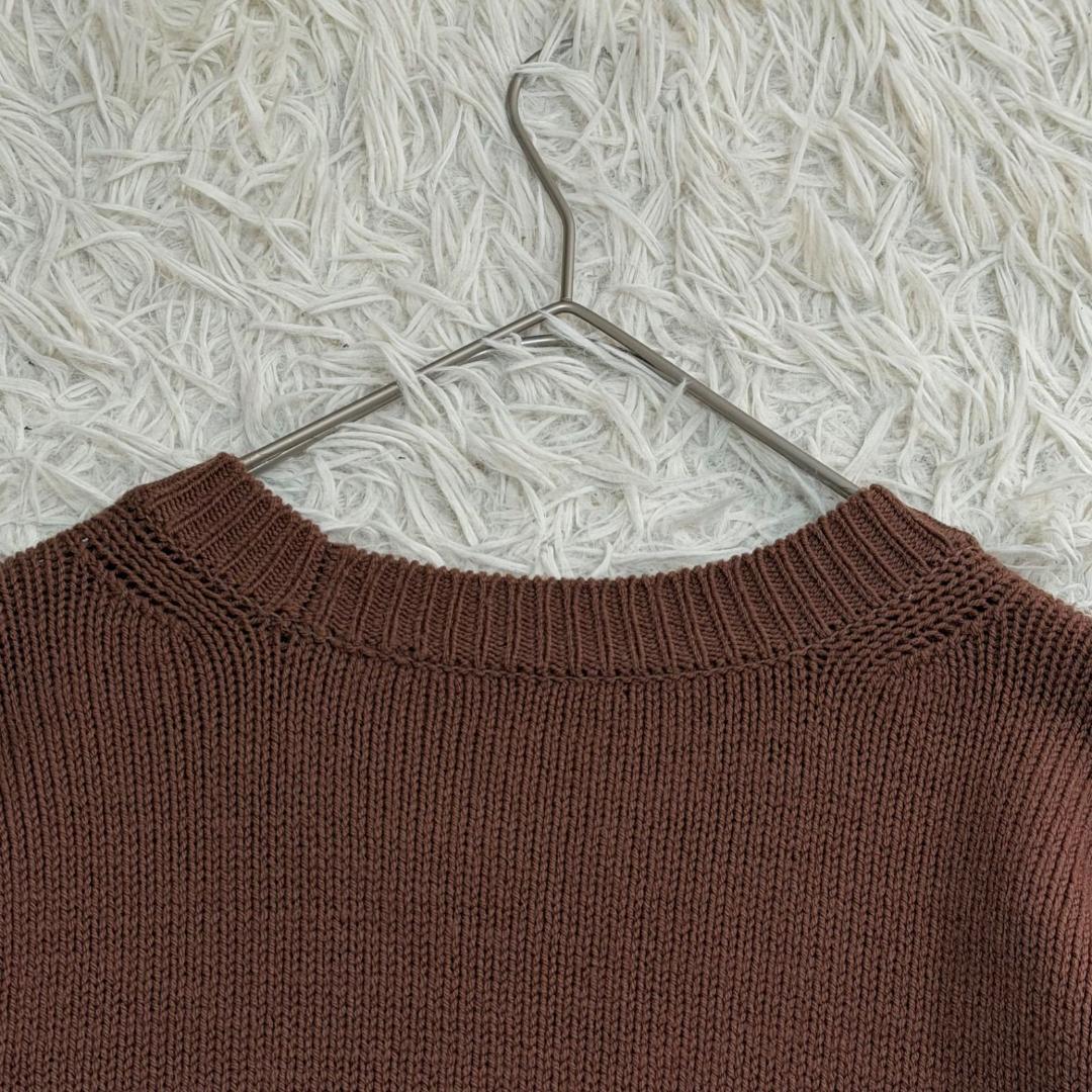 16749✨オーラリー クルーネック ニット セーター 厚手 3 ウール