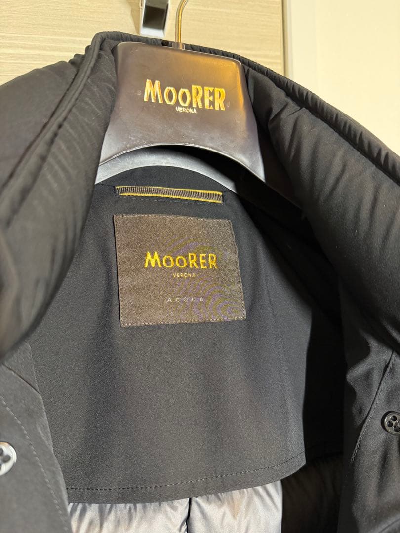 ★極美品‼️MOORER FLORIO-KN 48ブラック ダウンジャケット