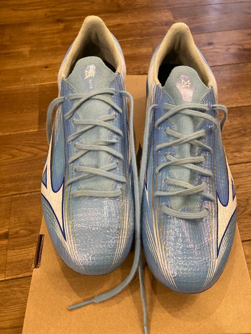 25cm Mizuno ELITE アルファ3ライトブルー