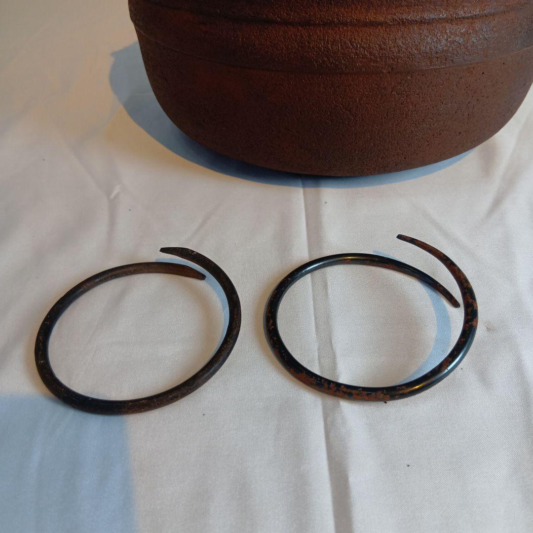 茶道具　和田美之助　織部釜　共箱