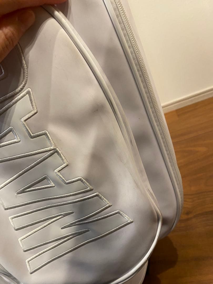 WAAC ホワイト キャディバッグとカートバック