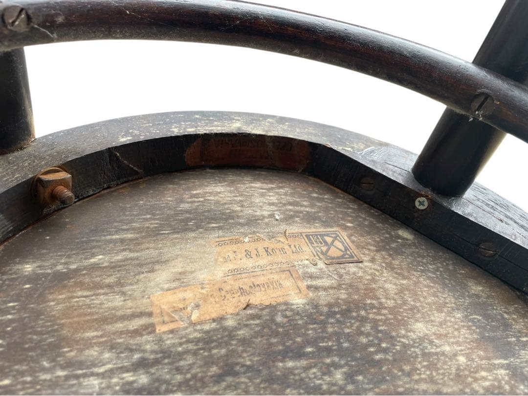 mundus and j&j kohn ムンドス ウッドチェア　アンティーク家具