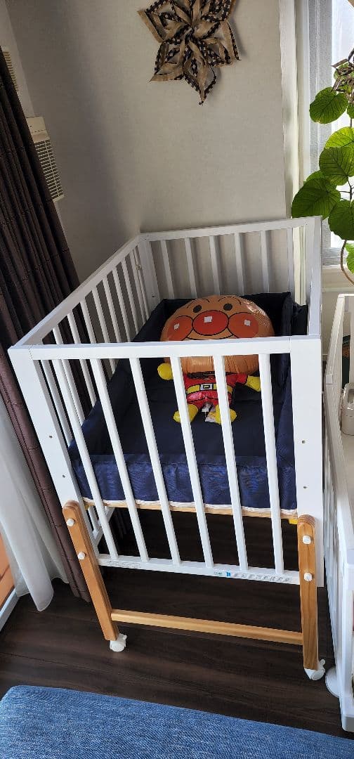 yamatoya (大和屋) キホンミニベビーベッドホワイト(箱アリ)